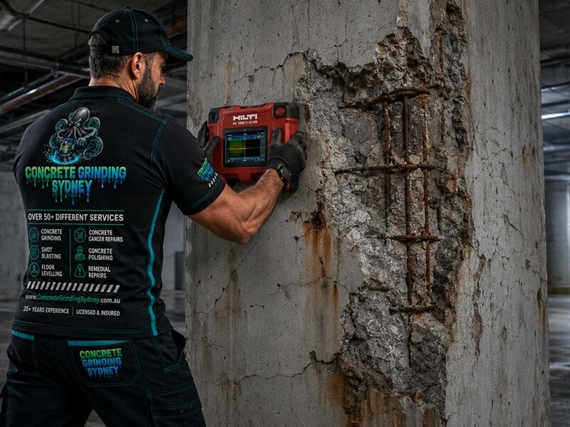 Concrete Cancer Inspection Service In Sydney - Service Box - Concrete Grinding Sydney