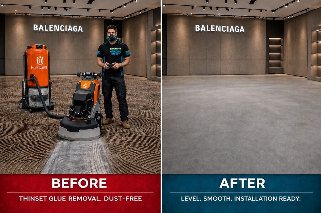 Concrete Grinding Sydney 13 BEFORE AND AFTER - Concrete Grinding Sydney