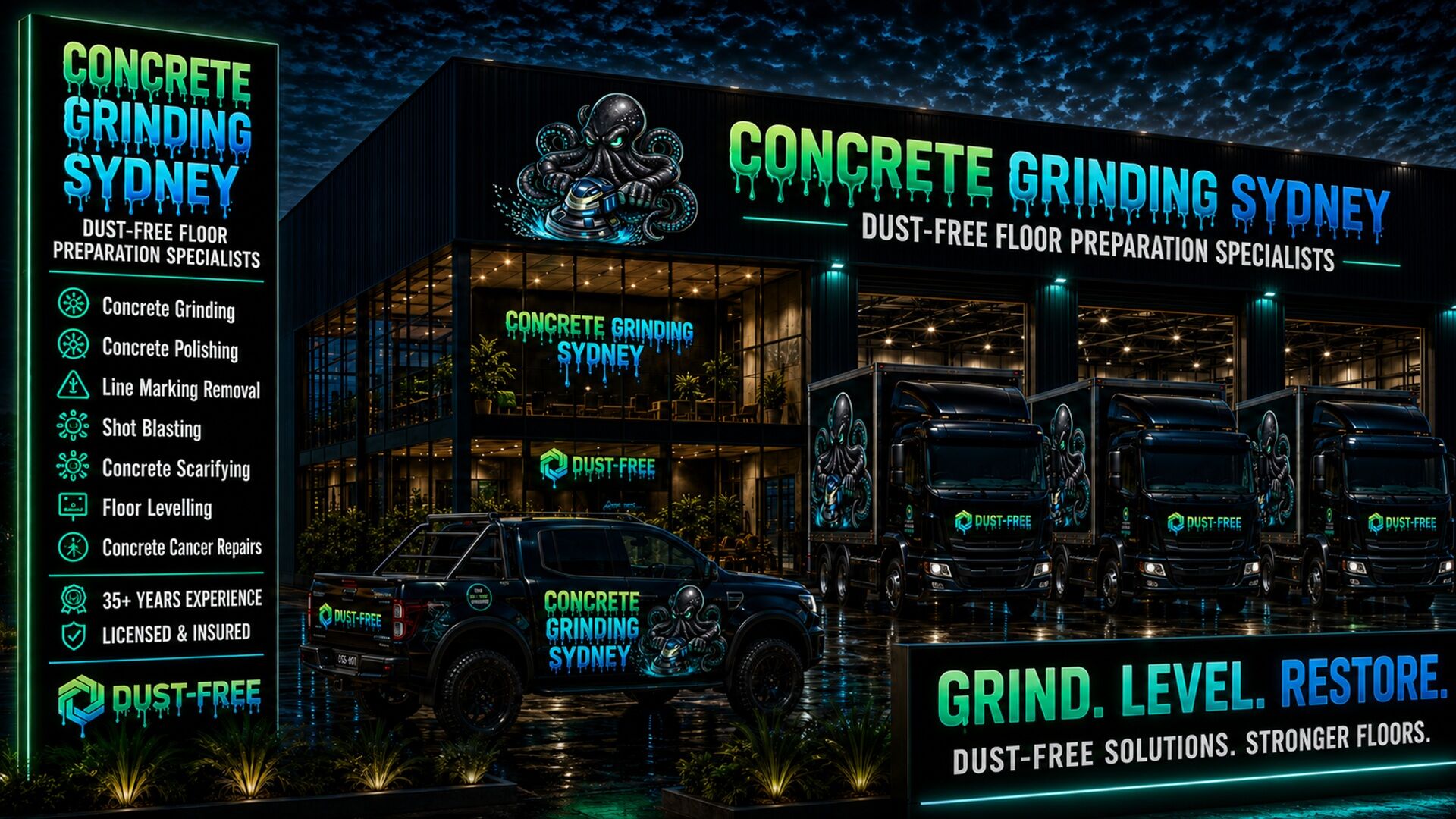 Locations 1 Concrete Grinding Sydney - Locations